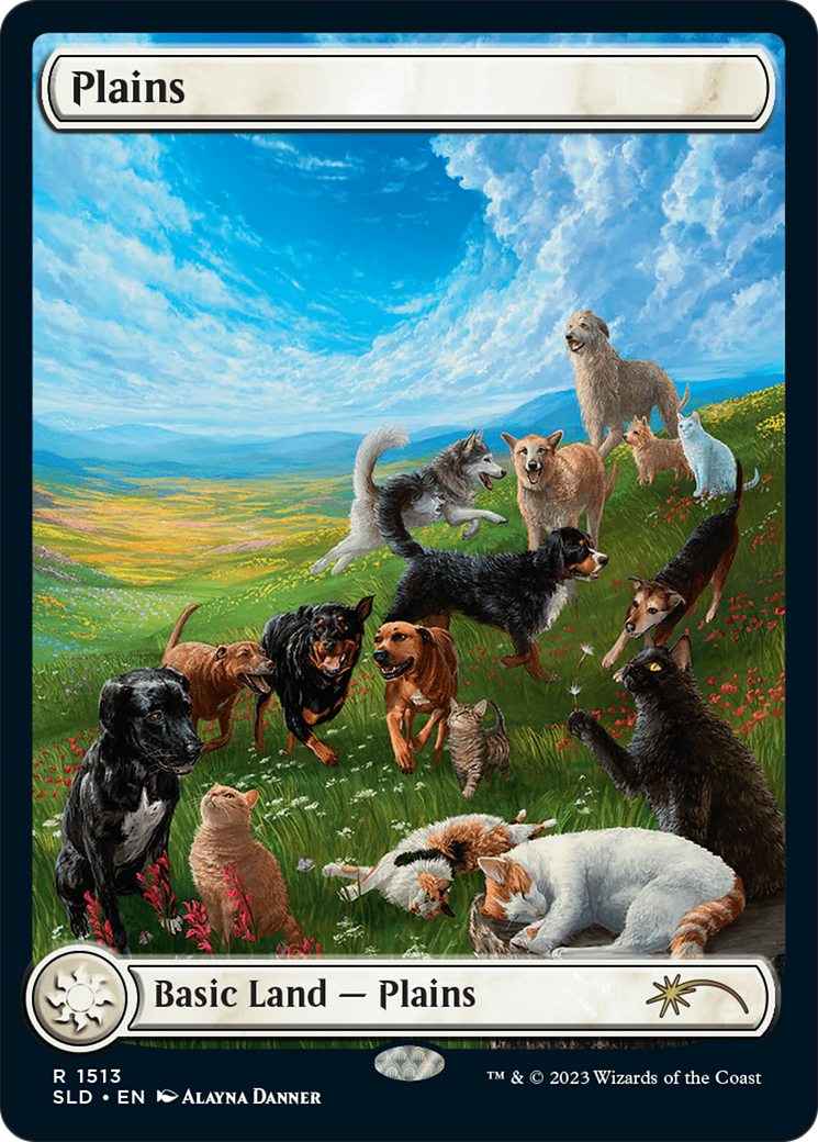 Plains (1513) [Secret Lair Commander Deck: Raining Cats and Dogs] | Eastridge Sports Cards & Games