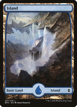 Island (257) - Full Art [Battle for Zendikar] | Eastridge Sports Cards & Games