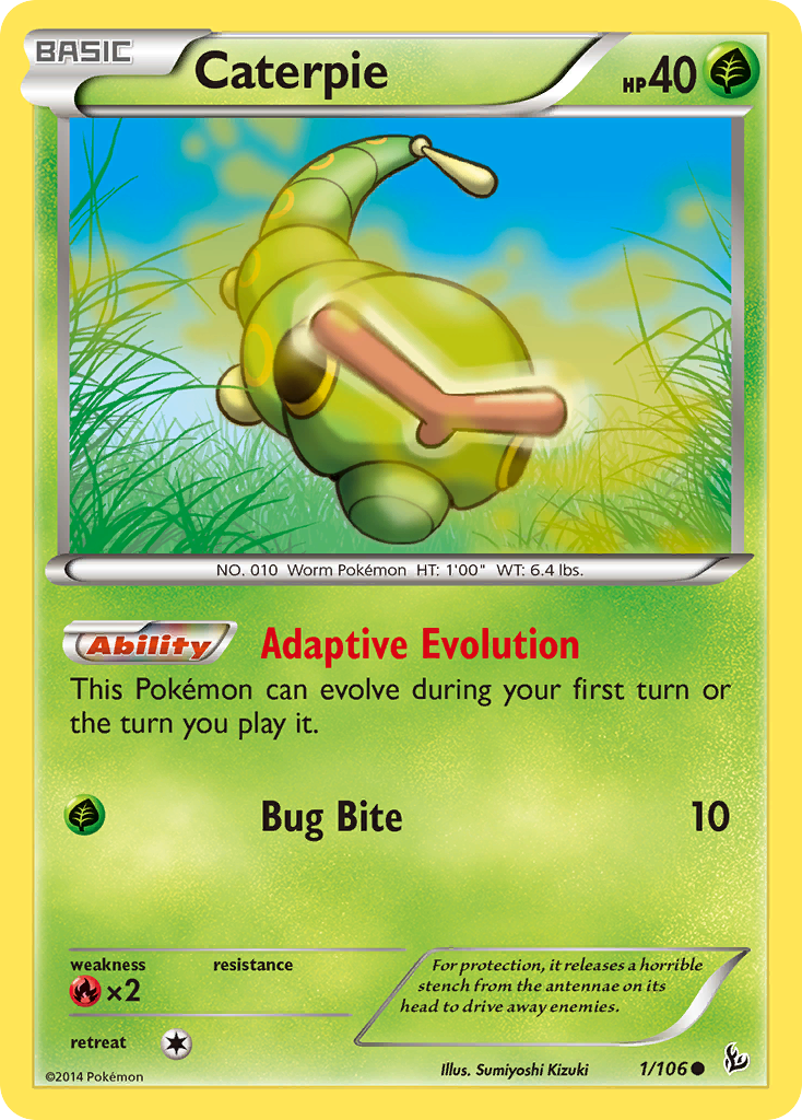 Caterpie (1/106) [XY: Flashfire] | Eastridge Sports Cards & Games