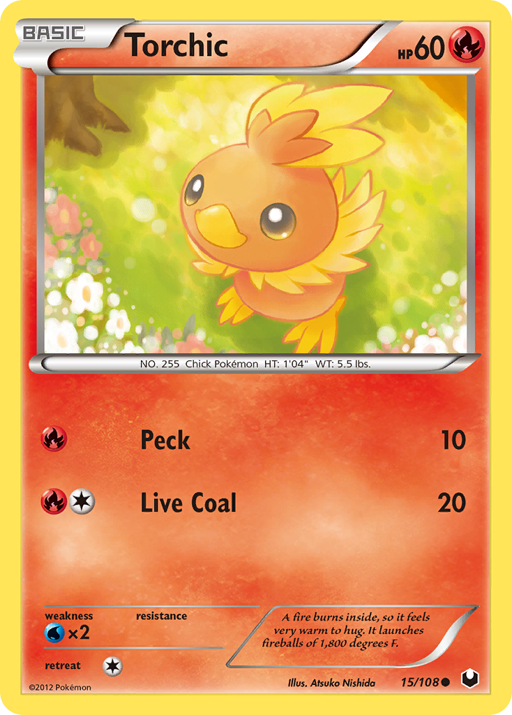 Torchic (15/108) [Black & White: Dark Explorers] | Eastridge Sports Cards & Games