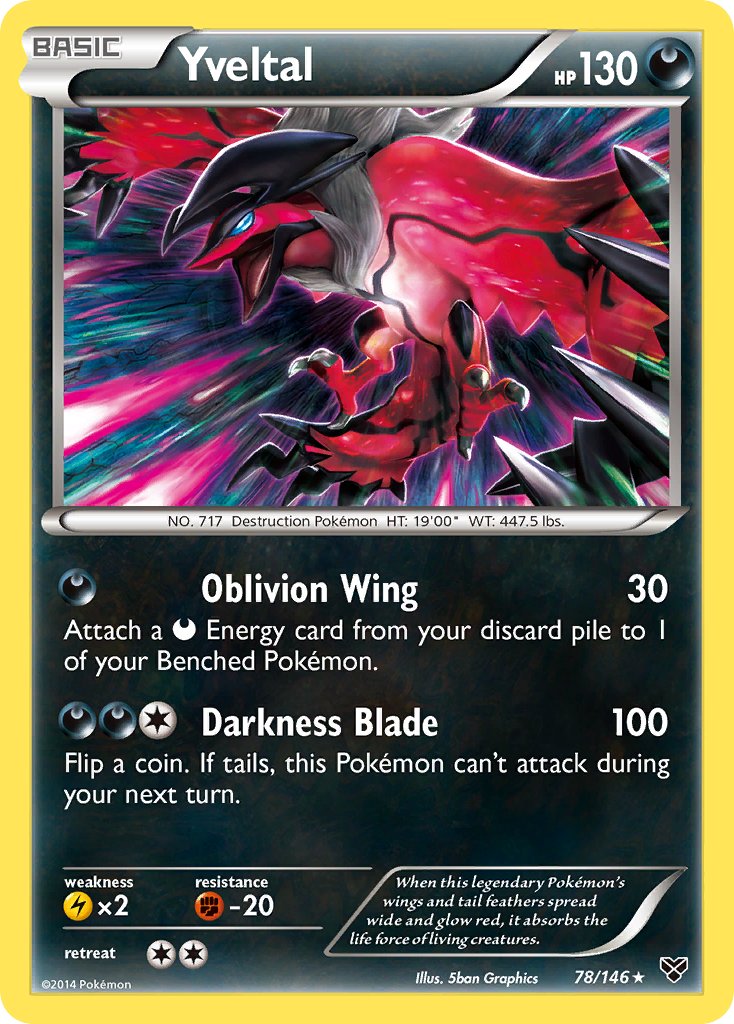 Yveltal (78/146) (Theme Deck Exclusive) [XY: Base Set] | Eastridge Sports Cards & Games