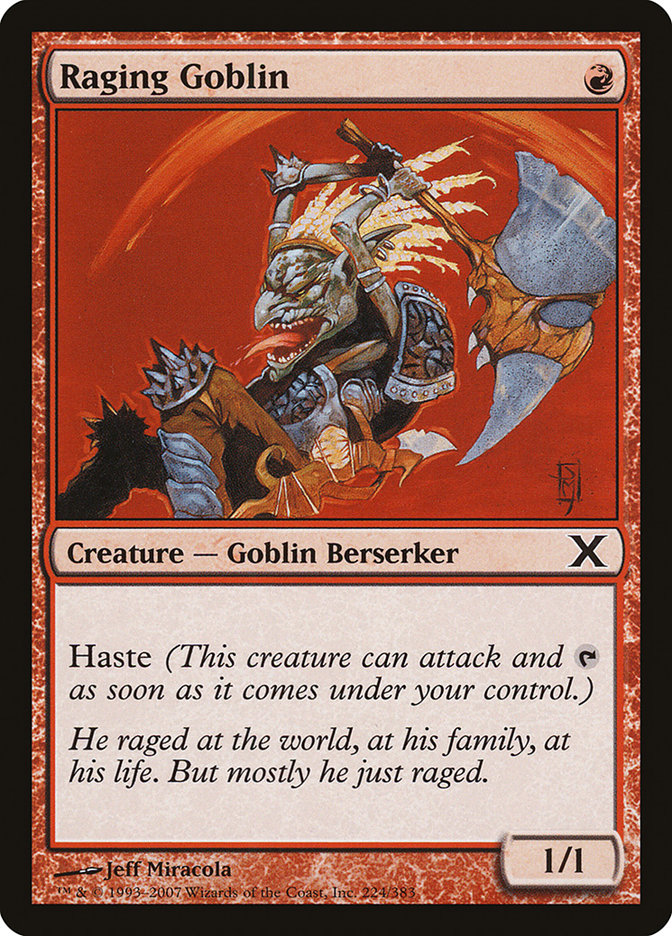 Raging Goblin [Tenth Edition] | Eastridge Sports Cards & Games