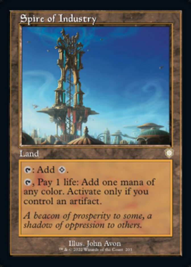 Spire of Industry (Retro) [The Brothers' War Commander] | Eastridge Sports Cards & Games