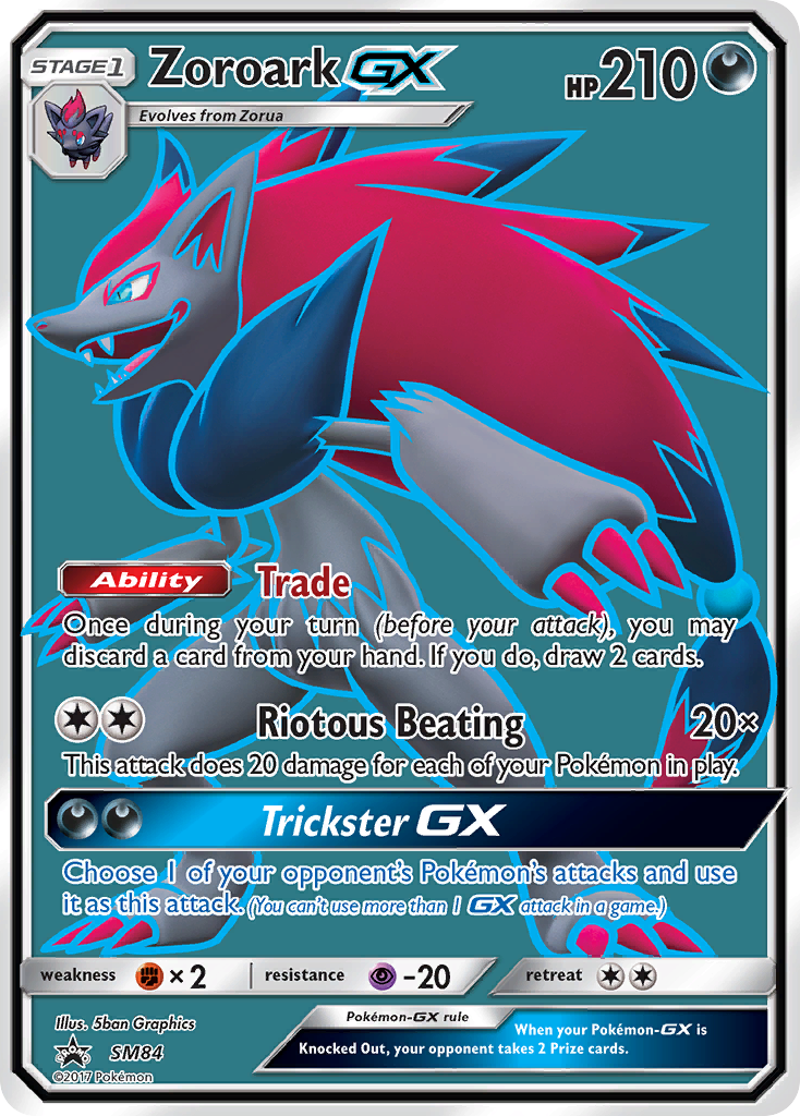 Zoroark GX (SM84) [Sun & Moon: Black Star Promos] | Eastridge Sports Cards & Games