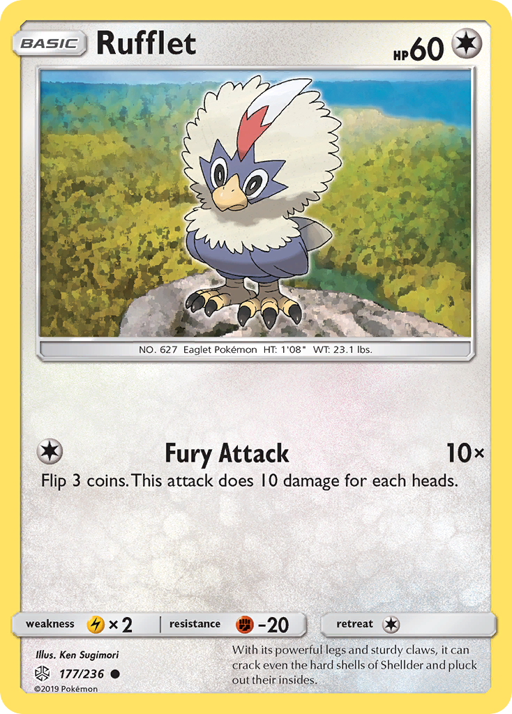 Rufflet (177/236) [Sun & Moon: Cosmic Eclipse] | Eastridge Sports Cards & Games