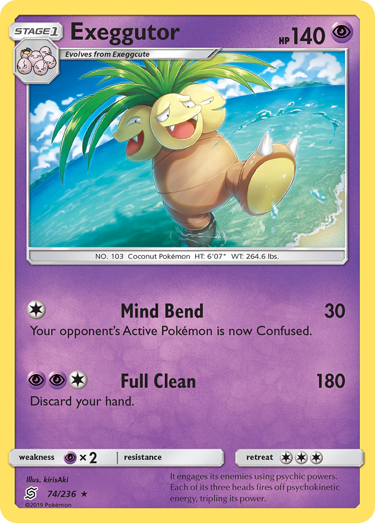 Exeggutor (74/236) [Sun & Moon: Unified Minds] | Eastridge Sports Cards & Games