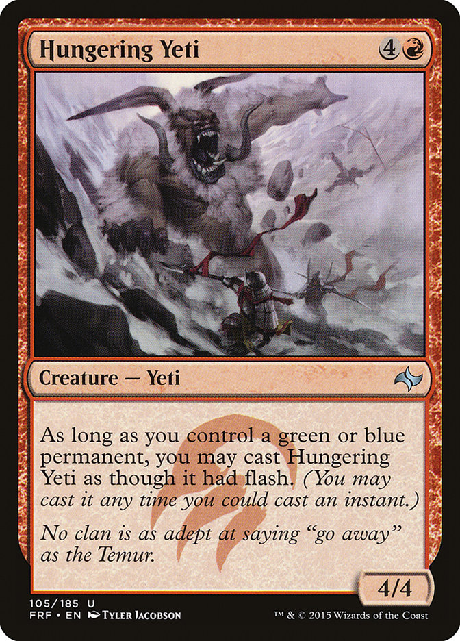 Hungering Yeti [Fate Reforged] | Eastridge Sports Cards & Games