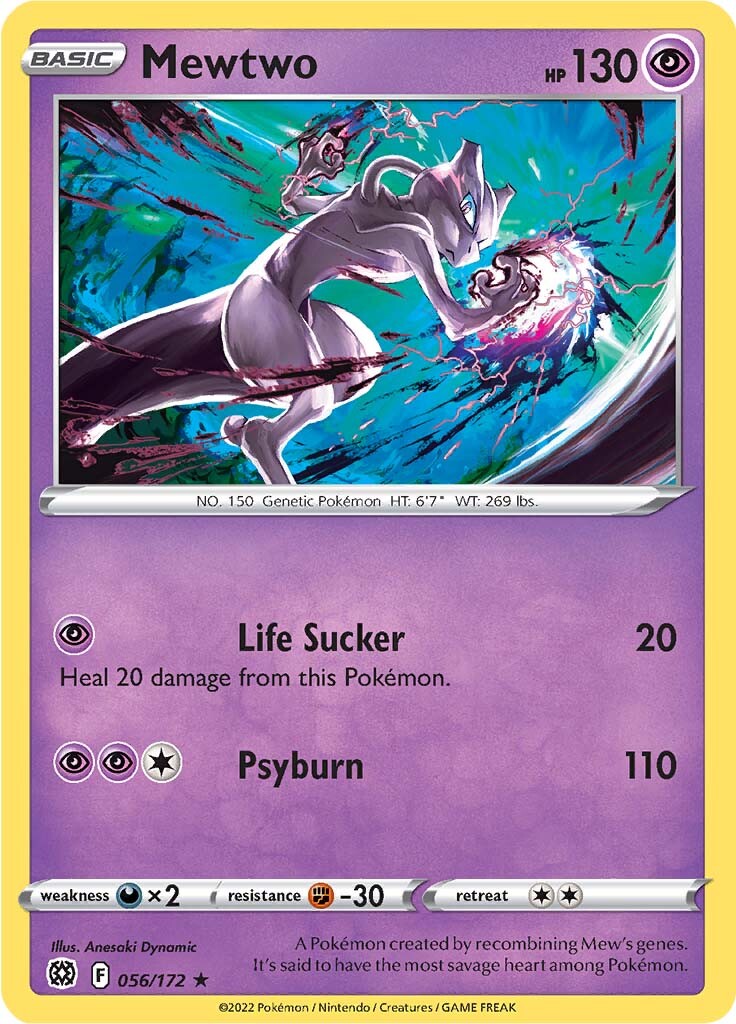 Mewtwo (056/172) [Sword & Shield: Brilliant Stars] | Eastridge Sports Cards & Games