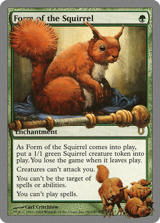 Form of the Squirrel [Unhinged] | Eastridge Sports Cards & Games