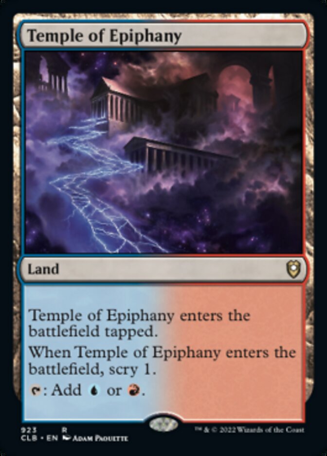 Temple of Epiphany [Commander Legends: Battle for Baldur's Gate] | Eastridge Sports Cards & Games