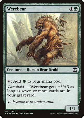 Werebear [Eternal Masters] | Eastridge Sports Cards & Games