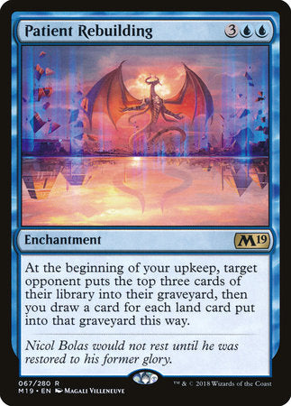 Patient Rebuilding [Core Set 2019] | Eastridge Sports Cards & Games