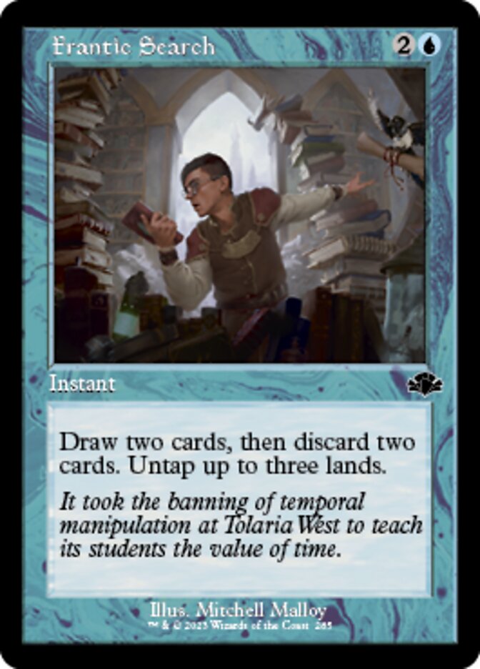 Frantic Search (Retro) [Dominaria Remastered] | Eastridge Sports Cards & Games