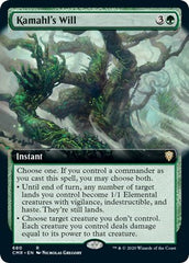 Kamahl's Will (Extended Art) [Commander Legends] | Eastridge Sports Cards & Games