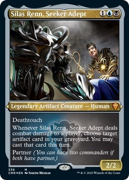 Silas Renn, Seeker Adept (Foil Etched) [Commander Legends] | Eastridge Sports Cards & Games