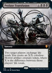 Profane Transfusion (Extended Art) [Commander Legends] | Eastridge Sports Cards & Games