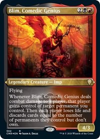 Blim, Comedic Genius (Foil Etched) [Commander Legends] | Eastridge Sports Cards & Games