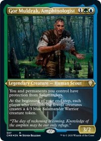 Gor Muldrak, Amphinologist (Foil Etched) [Commander Legends] | Eastridge Sports Cards & Games