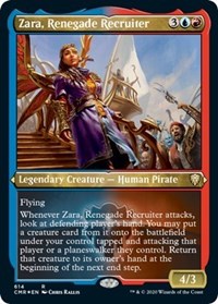 Zara, Renegade Recruiter (Foil Etched) [Commander Legends] | Eastridge Sports Cards & Games