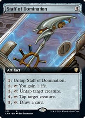 Staff of Domination (Extended Art) [Commander Legends] | Eastridge Sports Cards & Games