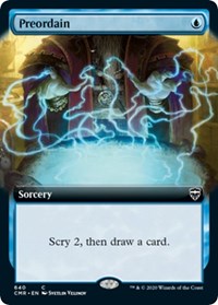 Preordain (Extended Art) [Commander Legends] | Eastridge Sports Cards & Games