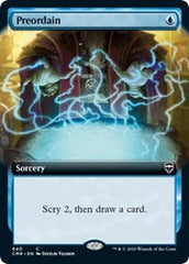 Preordain (Extended Art) [Commander Legends] | Eastridge Sports Cards & Games