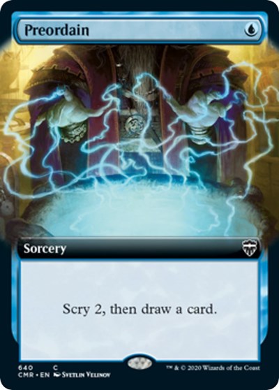 Preordain (Extended Art) [Commander Legends] | Eastridge Sports Cards & Games