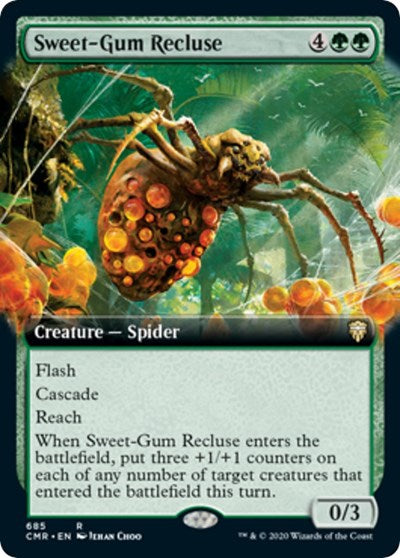 Sweet-Gum Recluse (Extended Art) [Commander Legends] | Eastridge Sports Cards & Games