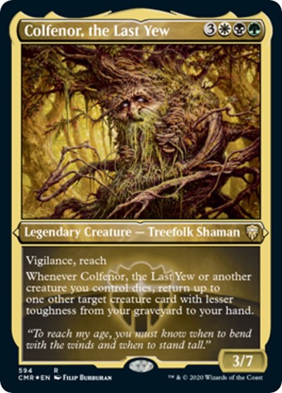 Colfenor, the Last Yew (Foil Etched) [Commander Legends] | Eastridge Sports Cards & Games