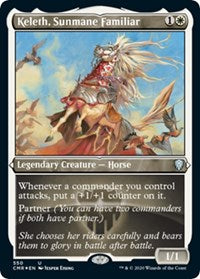 Keleth, Sunmane Familiar (Foil Etched) [Commander Legends] | Eastridge Sports Cards & Games