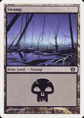 Swamp (340) [Eighth Edition] | Eastridge Sports Cards & Games