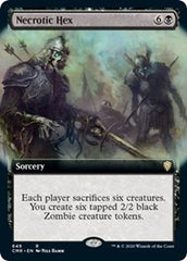 Necrotic Hex (Extended Art) [Commander Legends] | Eastridge Sports Cards & Games