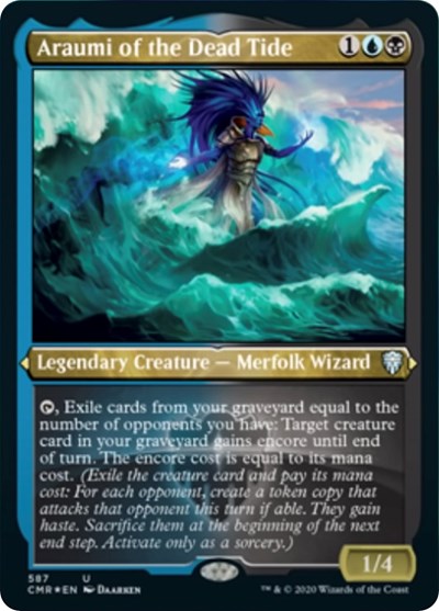 Araumi of the Dead Tide (Foil Etched) [Commander Legends] | Eastridge Sports Cards & Games