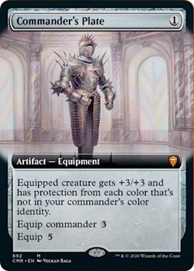 Commander's Plate (Extended Art) [Commander Legends] | Eastridge Sports Cards & Games