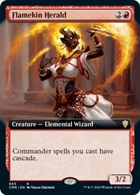 Flamekin Herald (Extended Art) [Commander Legends] | Eastridge Sports Cards & Games