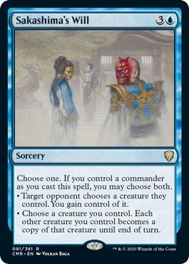 Sakashima's Will [Commander Legends] | Eastridge Sports Cards & Games