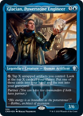 Glacian, Powerstone Engineer (Foil Etched) [Commander Legends] | Eastridge Sports Cards & Games
