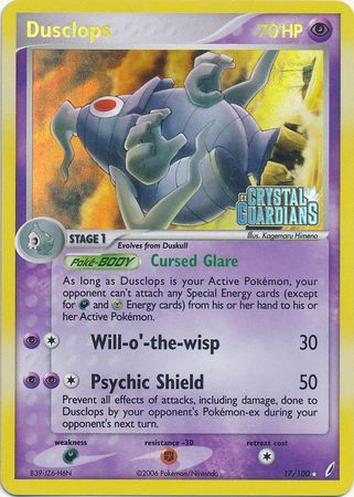 Dusclops (17/100) (Stamped) [EX: Crystal Guardians] | Eastridge Sports Cards & Games