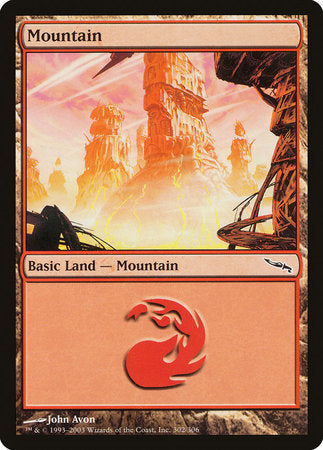 Mountain (302) [Mirrodin] | Eastridge Sports Cards & Games