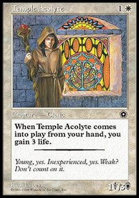 Temple Acolyte [Portal Second Age] | Eastridge Sports Cards & Games