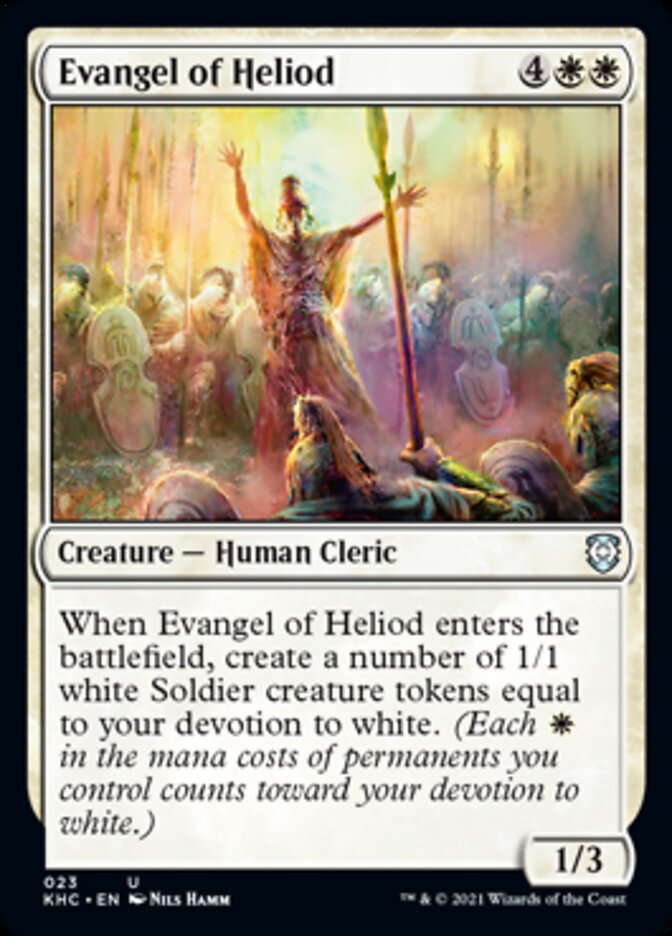Evangel of Heliod [Kaldheim Commander] | Eastridge Sports Cards & Games