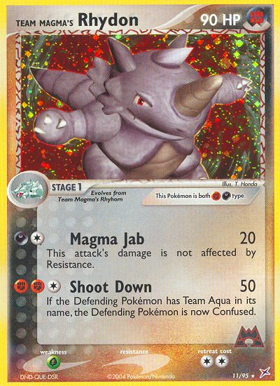 Team Magma's Rhydon (11/95) [EX: Team Magma vs Team Aqua] | Eastridge Sports Cards & Games