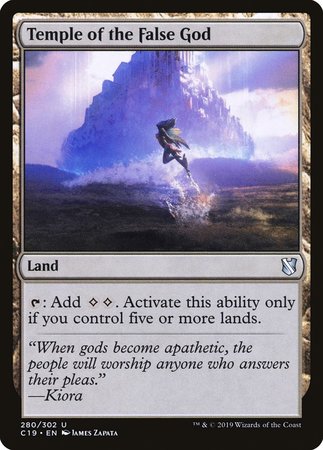 Temple of the False God [Commander 2019] | Eastridge Sports Cards & Games