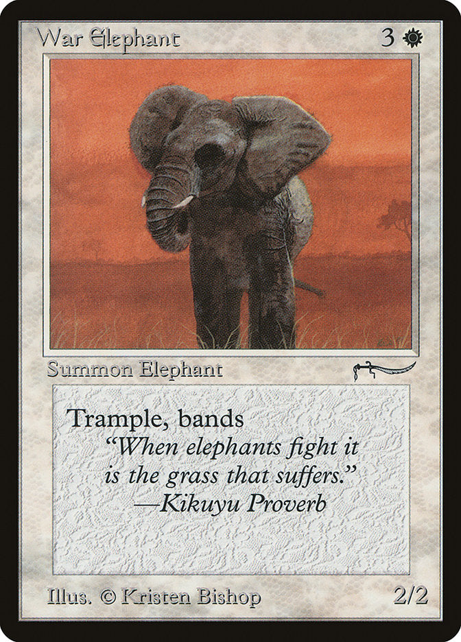 War Elephant (Light Mana Cost) [Arabian Nights] | Eastridge Sports Cards & Games