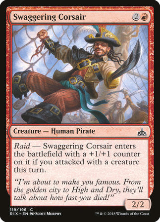 Swaggering Corsair [Rivals of Ixalan] | Eastridge Sports Cards & Games