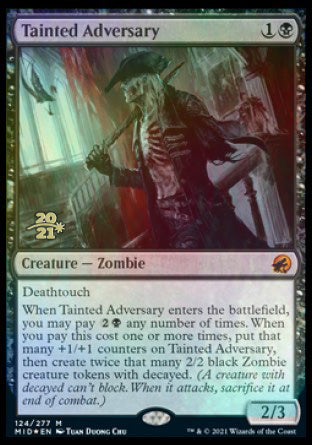 Tainted Adversary [Innistrad: Midnight Hunt Prerelease Promos] | Eastridge Sports Cards & Games
