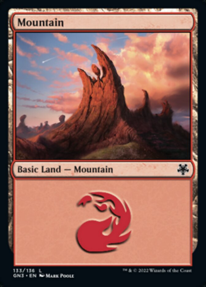 Mountain (133) [Game Night: Free-for-All] | Eastridge Sports Cards & Games