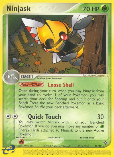 Ninjask (18/97) [EX: Dragon] | Eastridge Sports Cards & Games