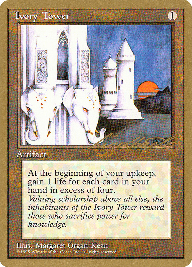 Ivory Tower (Leon Lindback) [Pro Tour Collector Set] | Eastridge Sports Cards & Games