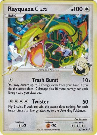 Rayquaza C (8/147) (Cracked Ice) [Platinum: Supreme Victors] | Eastridge Sports Cards & Games